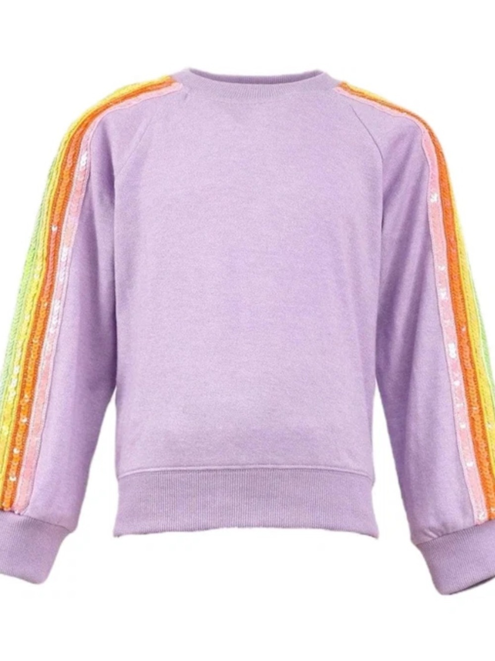 Lola & The Boys Rainbow Sequin Sweater